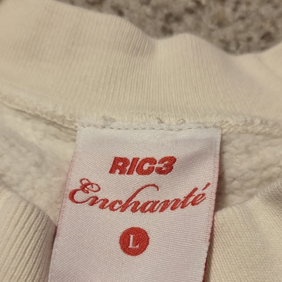 Enchante RIC3 Daniel Ricciardo F1 Racing Motosport Crewneck Sweatshirt Medium - Picture 9 of 9